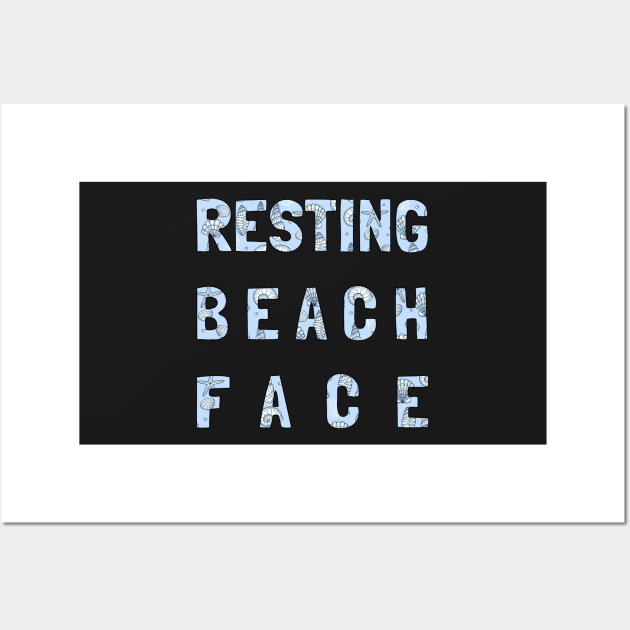 Resting Beach Face Wall Art by ArtShare